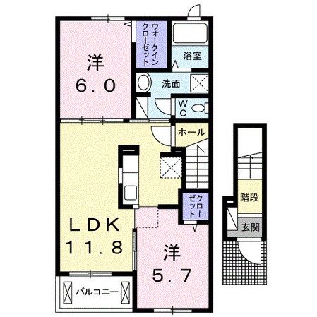 アビタシオンの物件間取画像